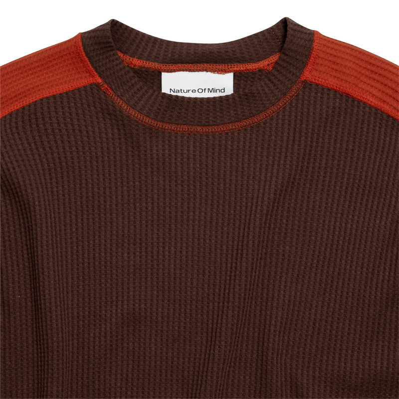 Waffle Crewneck - Brown