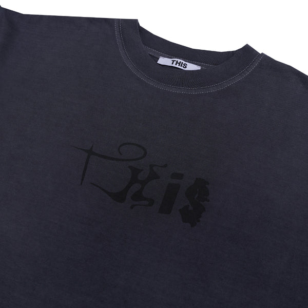 Mix Typo T-Shirt - Washed