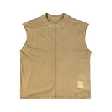 Sorake Graphique Muscle Arka  Tee - Aged Breen Pigment Dyed