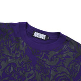 Chaos All Over Ls Tee - Purple