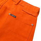 Panel Rivet Shorts - Orange