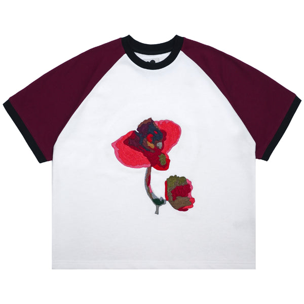 Petals T-shirt - White\Red