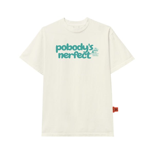 Pobody Perfect T-shirt - Broken White