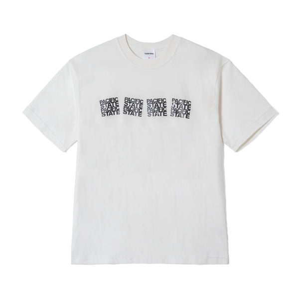 Scratched Logo - White