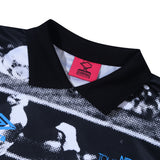 Six Months Later Colar Jersey - Black & White