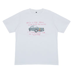 Car T-shirt - White