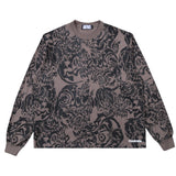 Chaos All Over Ls Tee - Grey
