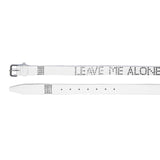 LMA Studded Belt - White
