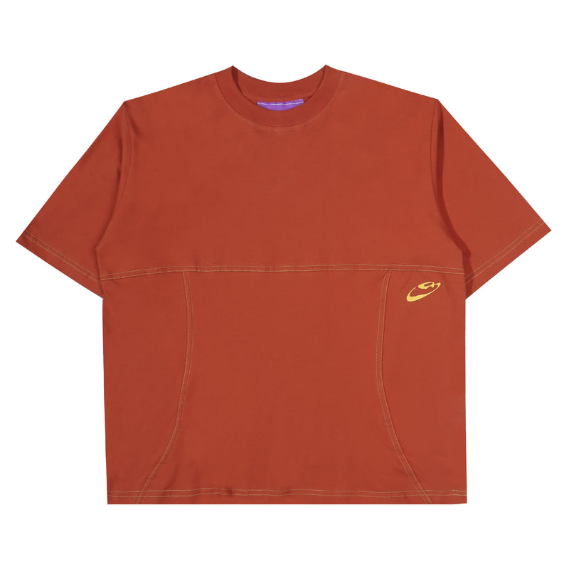 Break Panel T-Shirt - Orange