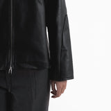 Draft 0.3 Leather Jacket - Black