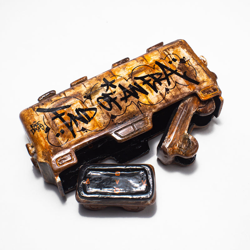 Kape Drops Train Incense Holder Ceramic