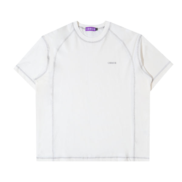 Orbis Panel Short Sleeve T-Shirt – White