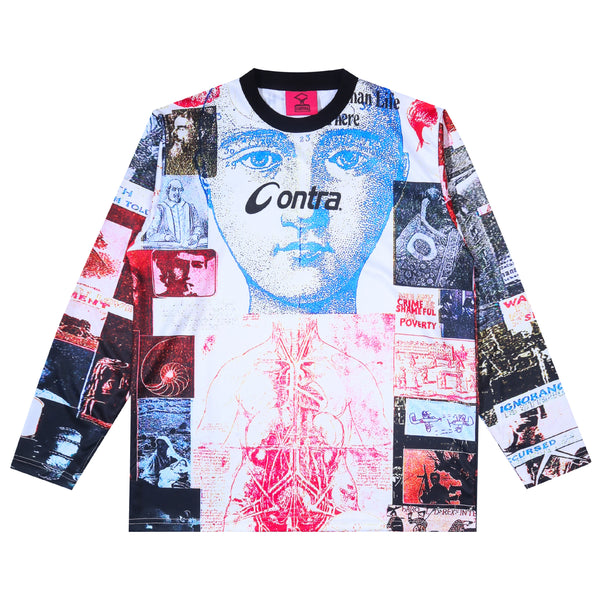 A day In The Life Longsleeve Jersey - White Print