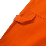 Panel Rivet Shorts - Orange