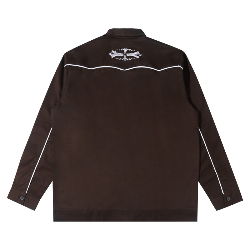 Musical Cowboy Shirt Longsleeve - Brown