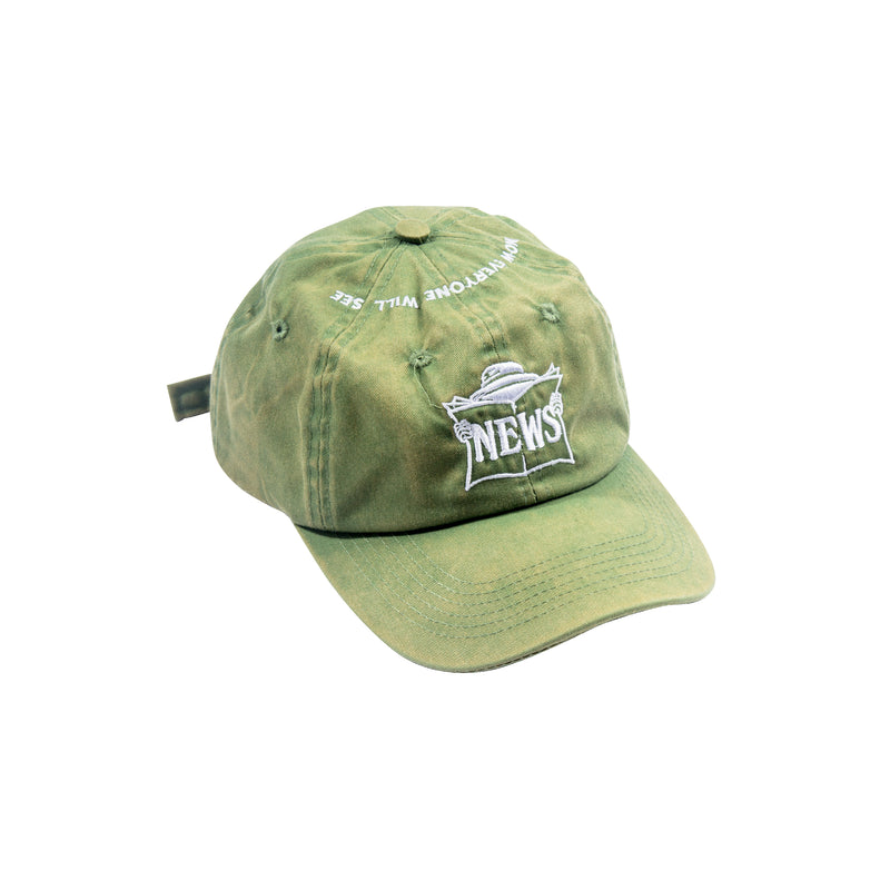 News Logo Cap - Washed Green