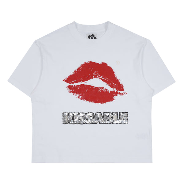 Kissable T-Shirt - White/ Red