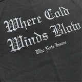 Where Cold Winds Blow T-Shirt - Aged Black