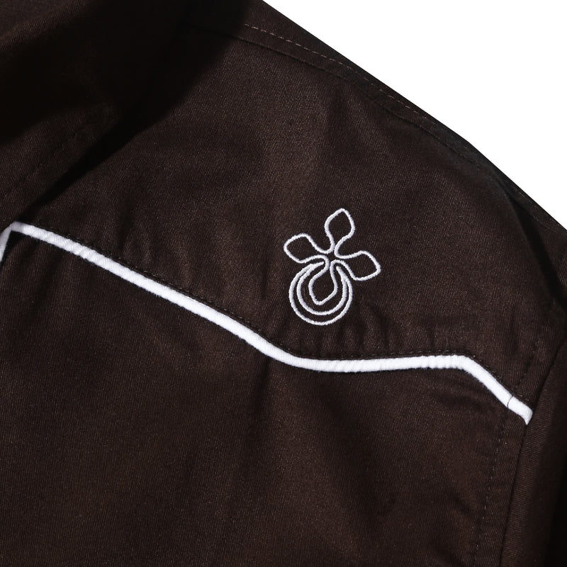 Musical Cowboy Shirt Longsleeve - Brown