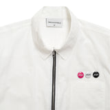 Pocket Zip Shirt - White