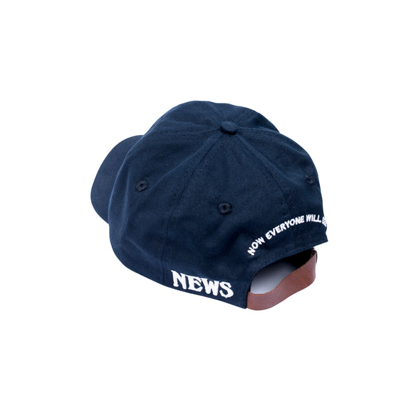 News 9 to 5 Painter White Cap - Navy