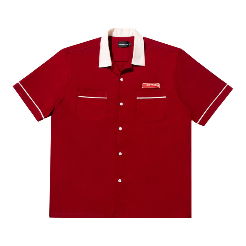 Reunion Reversed Bowling Shirt - Red