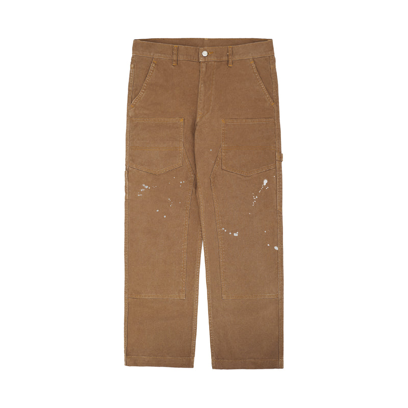 Cacho Carpenter Pants Duck Canvas Dirty - Washed Brown
