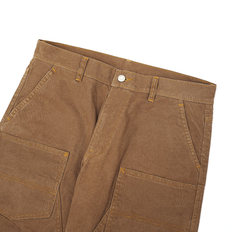 Cacho Carpenter Pants Duck Canvas Dirty - Washed Brown