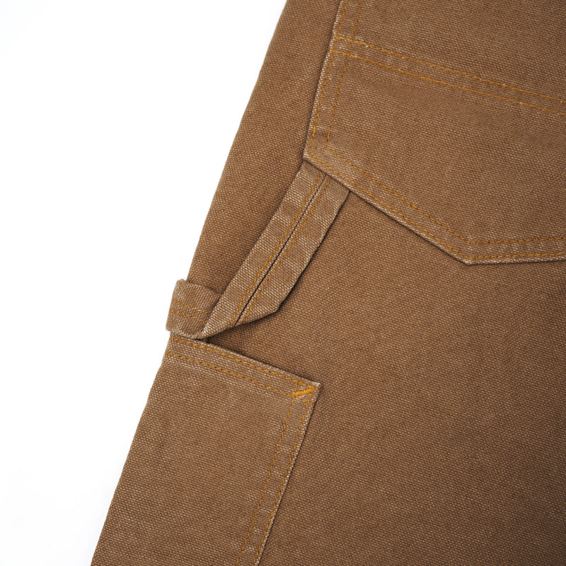 Cacho Carpenter Pants Duck Canvas Dirty - Washed Brown