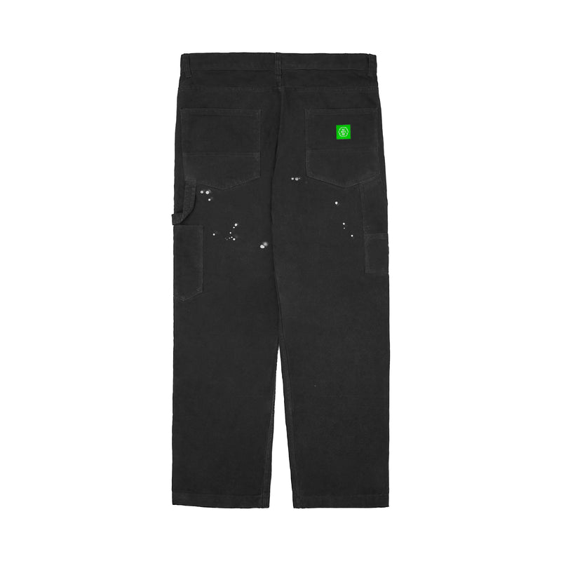 Cacho Carpenter Pants Duck Canvas Dirty - Washed Black