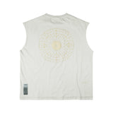 Sorake Graphique Muscle Satui Tee - Moon Cream Pigment Dyed