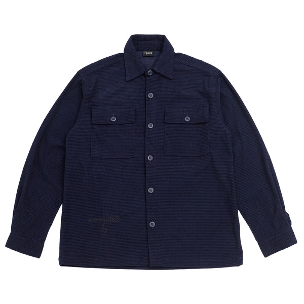 Loom Longsleeve Shirt - Navy Blue