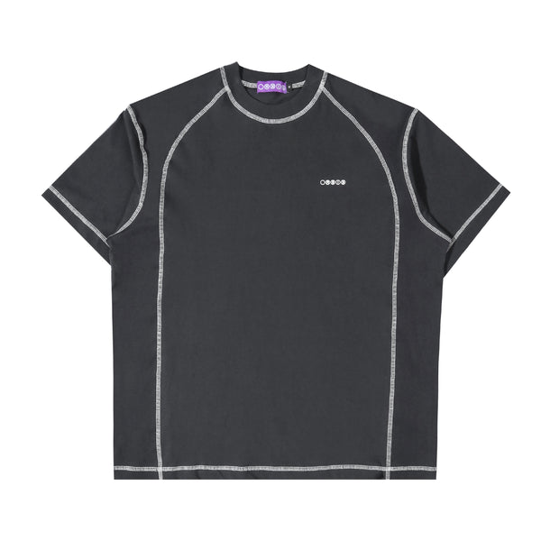 Orbis Panel Short Sleeve T-Shirt – Dark Grey