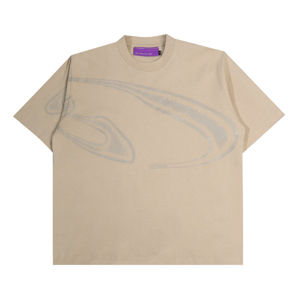 Blow Up Logo T-Shirt - Beige