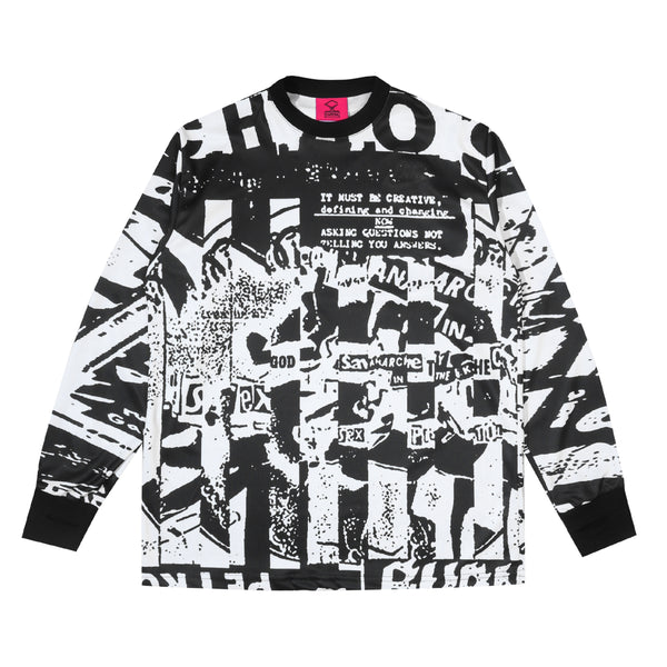 Never Mind The Bollocks Longsleeve Jersey - Black & White
