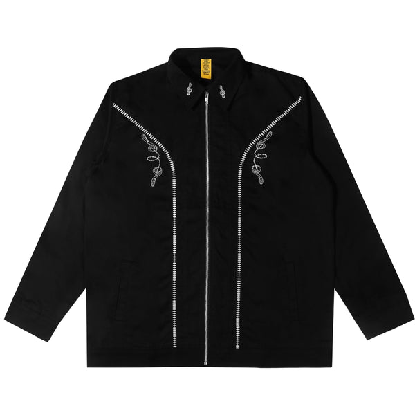 Cross Cowboy Shirt Longsleeve - Black