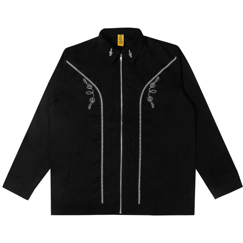 Cross Cowboy Shirt Longsleeve - Black