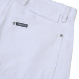 Panel Rivet Shorts - White