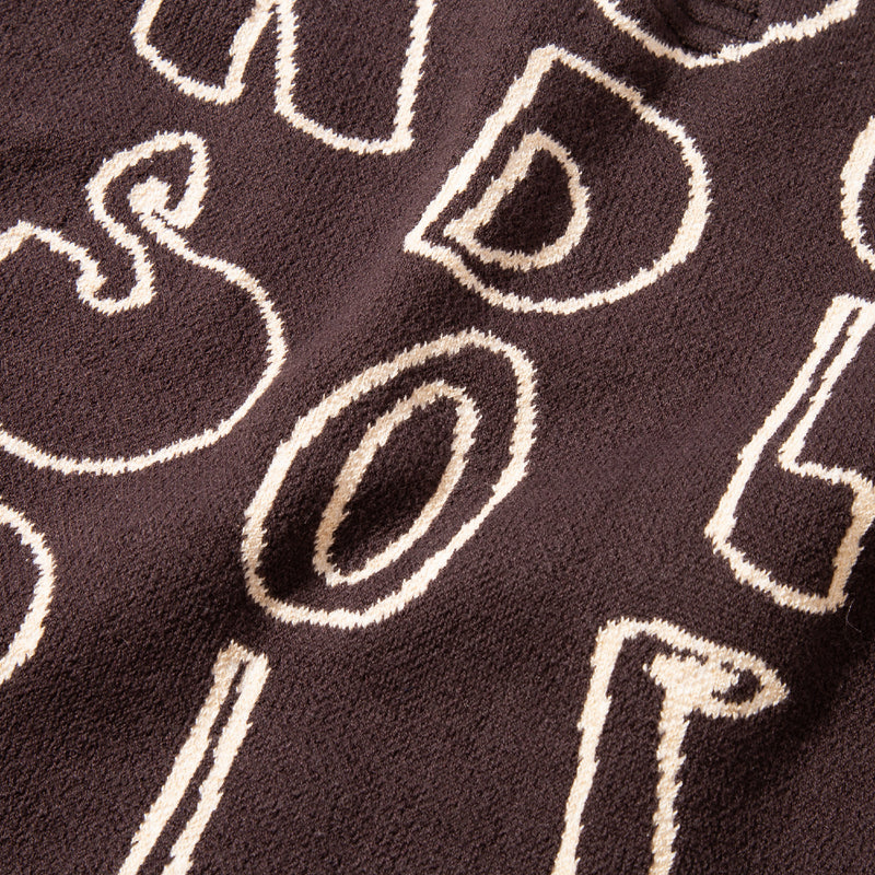 Dolphin Polo Knit - Brown