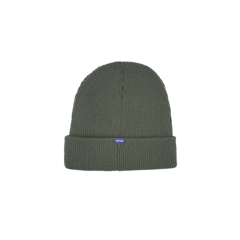 Service Knitted Cuff Beanie - Green