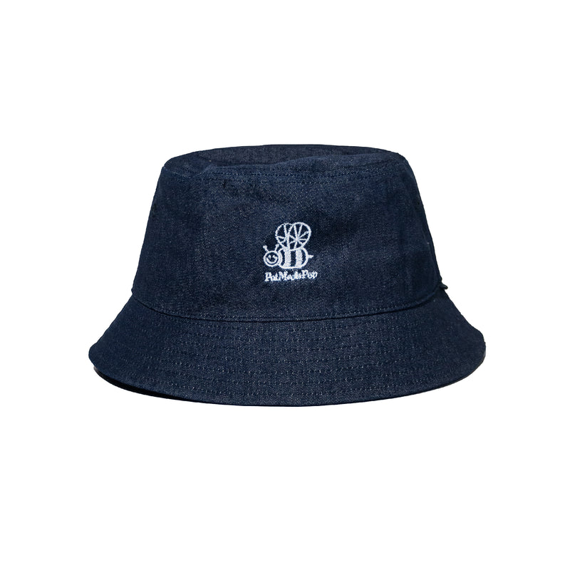 Cann I Buzz Bucket Hat - Denim