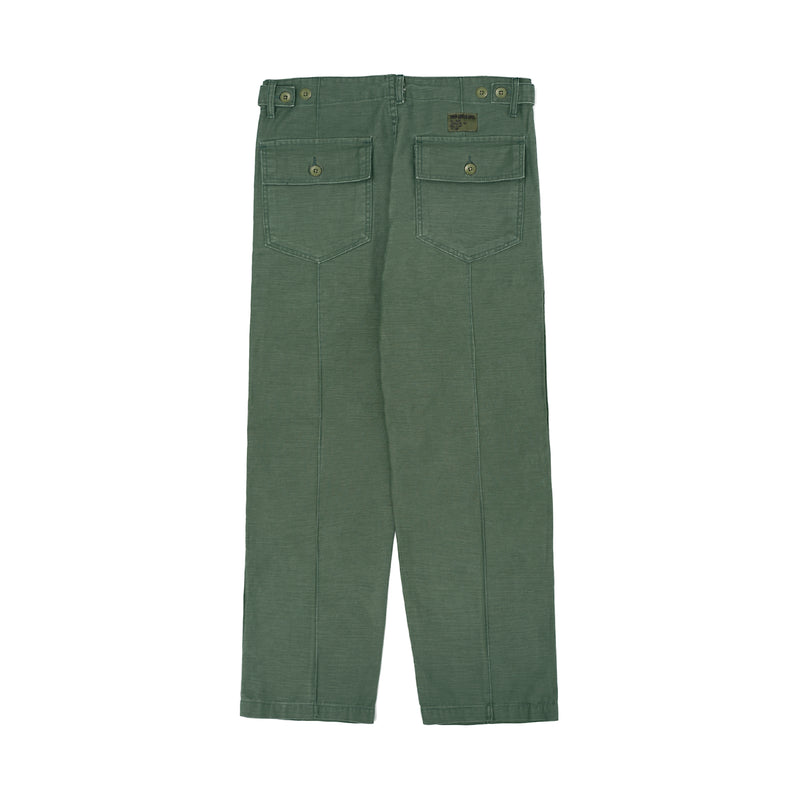 Fatty Fatigue Pants Reverse Satin - Washed Olive