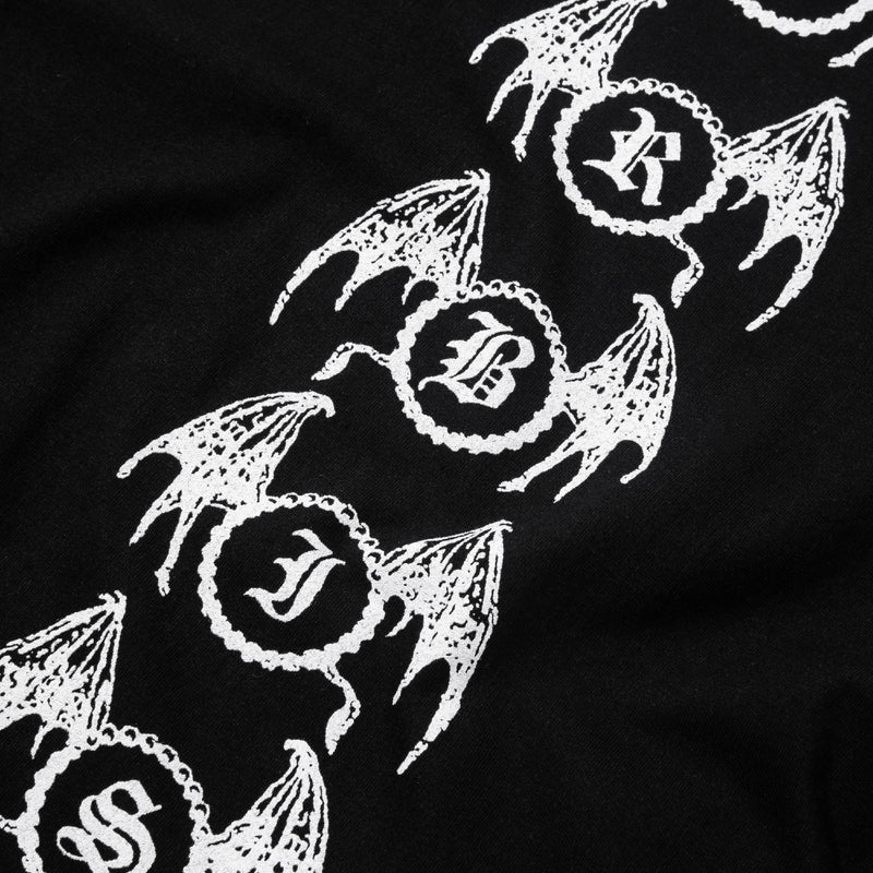Devil Circle Logo T-shirt Black