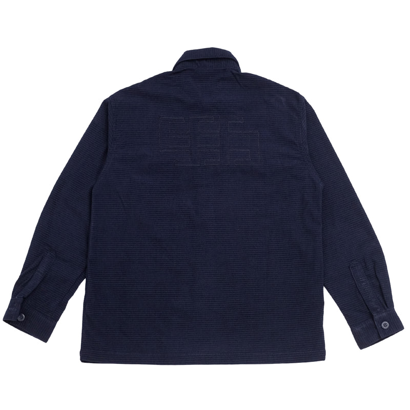 Loom Longsleeve Shirt - Navy Blue