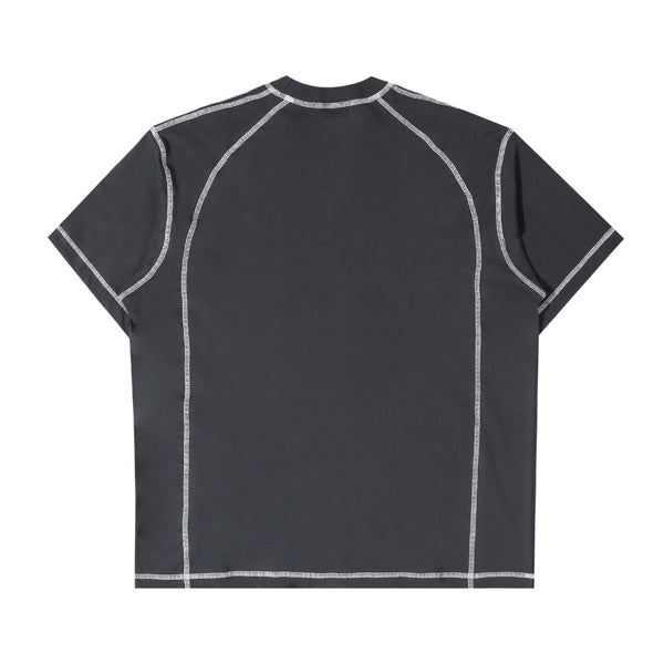 Orbis Panel Short Sleeve T-Shirt – Dark Grey