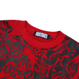 Chaos All Over Ls Tee - Red