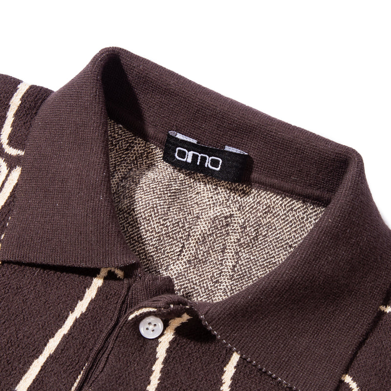Dolphin Polo Knit - Brown