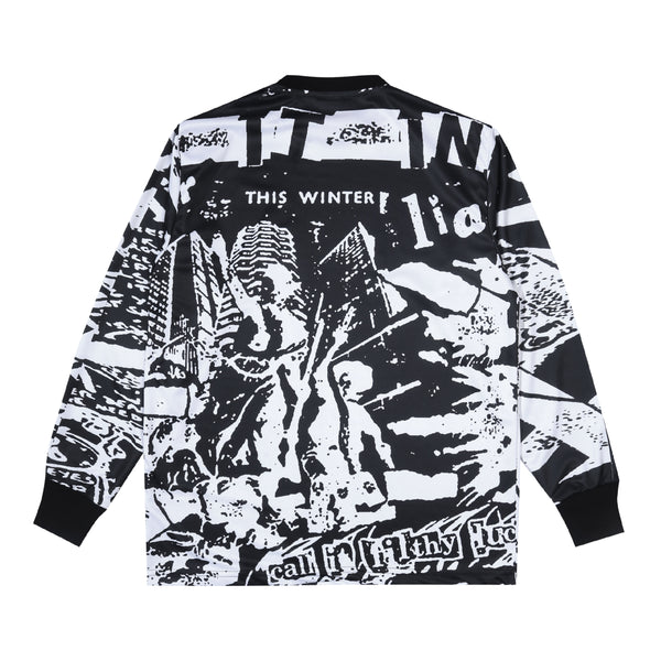 Never Mind The Bollocks Longsleeve Jersey - Black & White