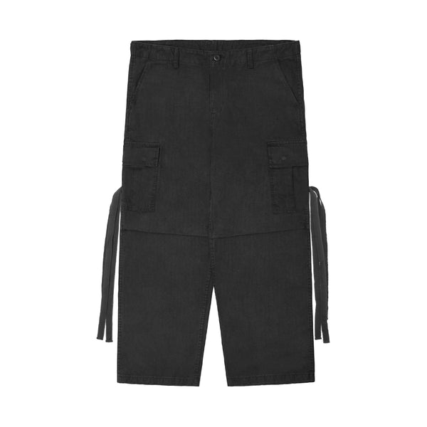 Chronic Cargo Pants - Washed Black