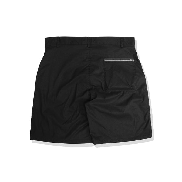 Flight Zipper Shorts - Black